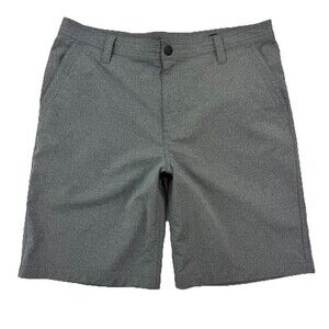 G.H. Bass & Co Gray Performance Shorts Men’s 34W x 10L Stretch Chino Casual Golf